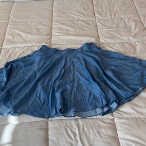 Chic Blue Mini Skirt for Women